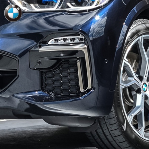 BMW 순정 부품 G05 X5 세륨그레이 프론트 안개등 트림 세트